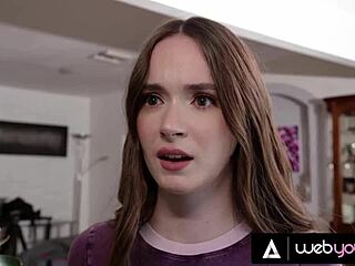 Horny Petite 18+ Liz Jordan Caught Pillow Humping In Roommate Hazel Moore Bedroom