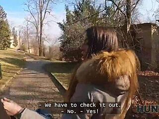 Marica Chanelle Makes Deal With Angry Boyfriend Watching Girlfriend Fuck In Prague For Cash