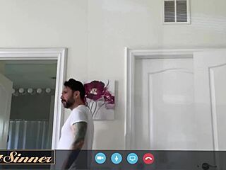 Sweet Sinner - petite 18+ milf bounces up and down with her pretty shaved pussy on a rock hard cock. She takes it in doggystyle with wet blowjob and cum.