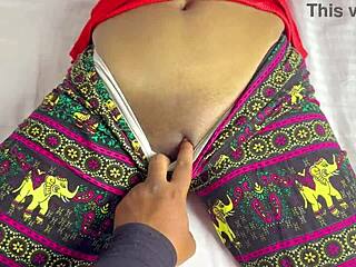 my stepsister wants her panty until i cum her inside