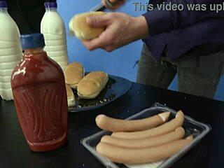 why is this horny food critic julia north getting fucked degraded with 5on1 dap dp buttrose pee drink shower squirt creampie?