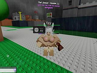 Dominating Two Girls In Mff Threesome With Vaginal Sex In Roblox Game