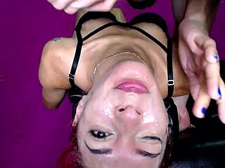 Face Down They Force Cock Deep in Throat Upside Down!