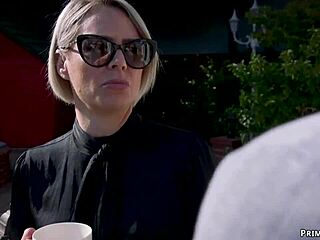 Gardener ties up stepmom and teen for deepthroat domination