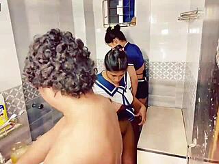 uttaran20 and friends wake up horny for a steamy early morning threesome session