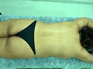 Big Ass Latina Receiving Massage From Desi Black Boy