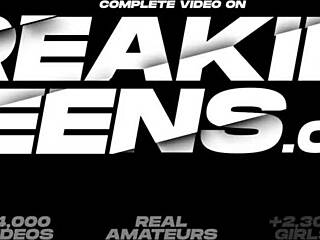 Petite latina takes rough interracial fuck