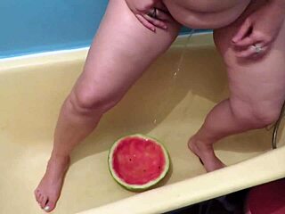 Why does busty milf love pissing and washing with urine in dirty fetish bathtub compilation?