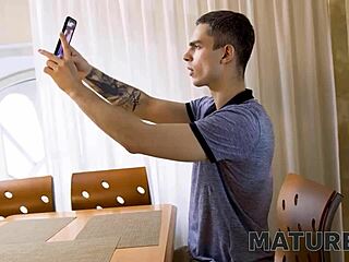 Mature Woman In Red Bra Gets Fucked By Horny Stepson