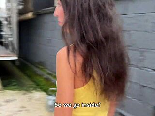 Wow, This Cute Teen 18+ Masters Bike Riding and Then Takes a Stranger's Hard Cock for Outdoor Creampie in the Forest!