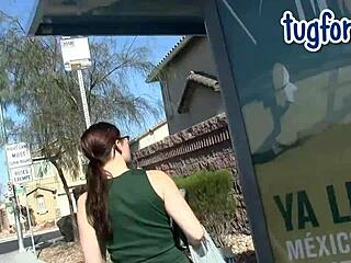 Oh wow, Katie Morgan soaking her tight jeans in omorashi wetting action!