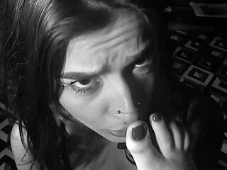 Can't get enough of ravena's feet in this femdom session with choking and deepthroat