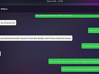 Discover the exciting conclusion to Melissa's playthrough of dirty texts ending 4