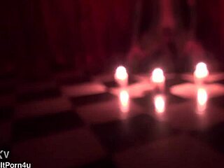 Teaser Succubus with Tattoo Teasing in Detailed Scene