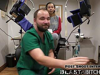 Kalani Luana Sucks Doctor's Cock Twice Before Passionate Fucking