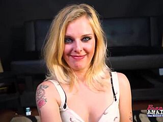 Bewitching cute coed Mya, give deep BJ and get your shaved pussy fucked hard.