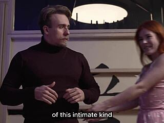 My Redheaded Stepsister Felt Sad For Her Lonely Asian Friend So She Asked Me To Comfort Her With Blowjob Creampie. I Joined The 3some Group Sex With Muscular Bodybuilder Kissing Licking Wet Pussy.