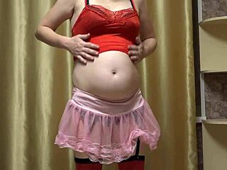 孕妇熟女性感脱衣秀美艳身材 业余恋物