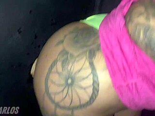 me and my redhead friend at freedom swing house glory hole while cuck films