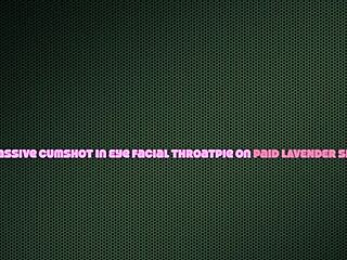 nerdy bimbo in glasses and pigtails takes insane cumshot in eye then balls deep facial throatpie