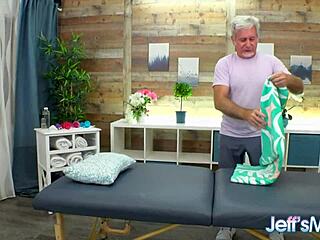 Perverted Masseur Worships Sexy Fat Redhead Julie Ginger With Blowjob And Sex