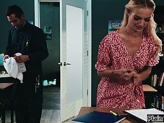 Why Let Creepy Janitor Lick and Fuck Skinny Russian Teen's Hairy Pussy in Old and Young Taboo Deepthroat Blowjob Scene?