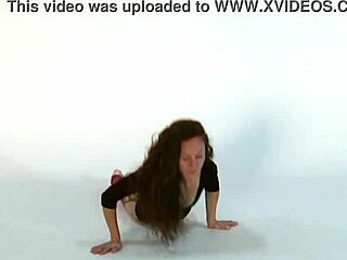 I love watching Anna Ocean as hot Croatian gymnast brunette stretching with small teen tits exposed