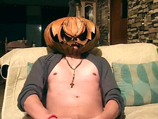 happy halloween pumpkin king big cock vergon corneador asks offering from loyal followers