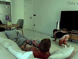 i fought with my wife then fucked the maid hard in all holes with rough doggystyle and creampie