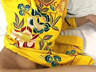 Saasu maa bent over for hardcore chudai with ass licking and squirting orgasm!