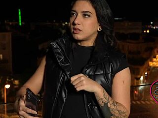 brunette lena coxx from france loves hardcore action as a naughty european slut