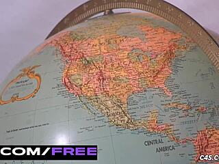 Zoom class busty teacher struggles in bondage with feet tied while horny students watch outdoor choking