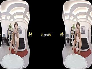 Dildo Loving Brunette Feels Intense Pleasure While Splashing Herself with Warm Piss in Virtualpee