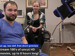 Ava Siren volunteers as a human guinea pig in hospital experiments behind the scenes