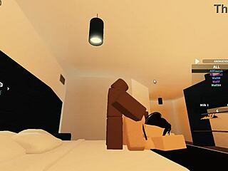 In the blacked porn scene, 129 explores Roblox with rough anal riding.