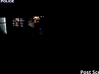 Asian blonde in latex gloves and miniskirt gets choked during deepthroat gagging fetish play. Panties spread for shaved pussy action with small tits tanned police role.