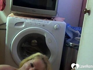 Blonde Beauty with Nice Tits Plays with Herself in Homemade Solo Session Fingering to Orgasm