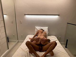 the hotwife blonde beauty rides passionately with her tight spot pulsing in excitement