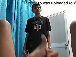 left alone with my stepsister who turns out to be eager for domination and kissing