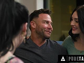 hey, that pure taboo scene with the pervert pregnant woman watching anna de ville satisfy her husband is wild