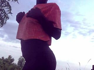 In a wild twist, the crazybitch starts twerking half naked right in the middle of a dense forest, drawing stares from nature all around.