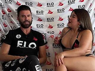 karen cox gets fit in the preview of the spicy room with athletic latina interview