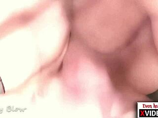 amateur couple performs double vaginal penetration with close up creampie and rough sloppy seconds