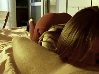 My gym partner skips workout for cute domination with wet sloppy blowjob and rough face fucking!