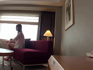 Secret Audition Of Tall Busty Japanese College Student Model