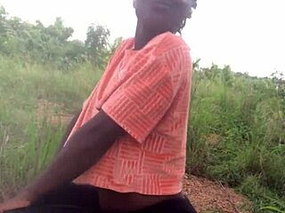 In a wild twist, the crazybitch starts twerking half naked right in the middle of a dense forest, drawing stares from nature all around.