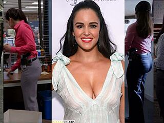 Melissa fumero's juicy latina curvy ass bent over!
