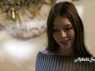 lauren phillips gets surprised by step daughter myra moans kissing and licking her big tits in taboo lesbian encounter