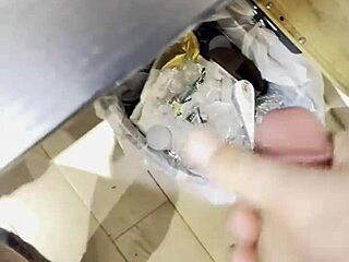 Fucking real doll with monster cock watching porn cum load