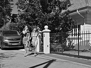 Veronica Leal and Leya Desantis take dp drilling from robbers in rampant robbery part 2